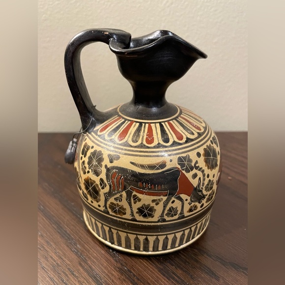 Vintage Museum Copy Ceramic Greek Vase - Picture 1 of 8